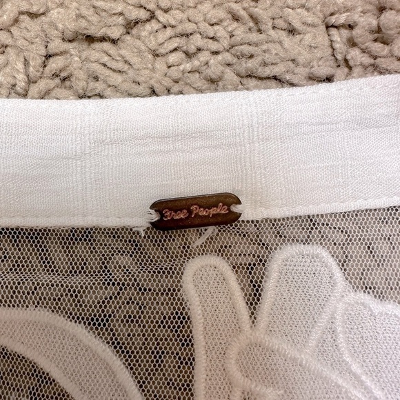 Free People Western Romance White Sleeveless Top - Picture 7 of 13